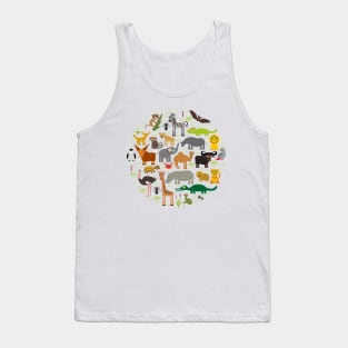 animals of Africa Tank Top